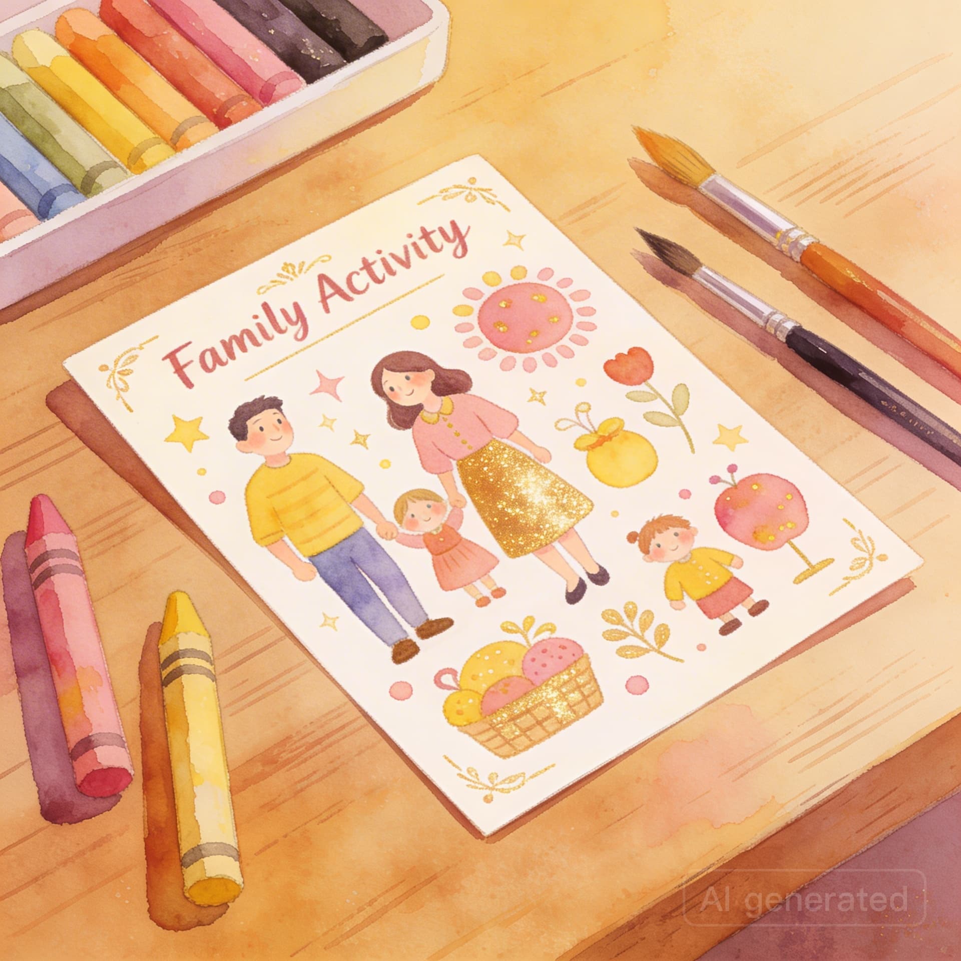 A comprehensive thematic workbook spread open with multiple activity pages visible